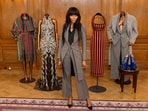 Model Naomi Campbell poses for photographers during a photocall to promote the upcoming exhibition 'Naomi: In Fashion' at the Victoria & Albert Museum celebrating her 40 years in fashion. 