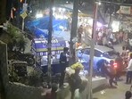 The incident took place in a market area at around 9 pm. The incident took place in a market area at around 9 pm.