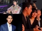 Blackpink's Lisa and Seventeen's Mingyu were spotted at the Bulgari Studio event in Seoul on March 14.