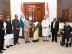 Former President Ram Nath Kovind submits report on simultaneous polls to President Droupadi Murmu. Former President Ram Nath Kovind submits report on simultaneous polls to President Droupadi Murmu.
