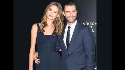 Adam Levine apologised insincerely for hitting on another woman while his wife, Behati Prinsloo, was pregnant. (Shutterstock) Adam Levine apologised insincerely for hitting on another woman while his wife, Behati Prinsloo, was pregnant. (Shutterstock)