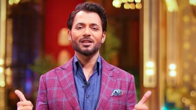 Shark Tank India Season 3: Entrepreneur Anupam Mittal appears as a ‘shark’ on Shark Tank India. Shark Tank India Season 3: Entrepreneur Anupam Mittal appears as a ‘shark’ on Shark Tank India.