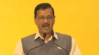Delhi chief minister and Aam Aadmi Party convenor Arvind Kejriwal. (X/AAP)