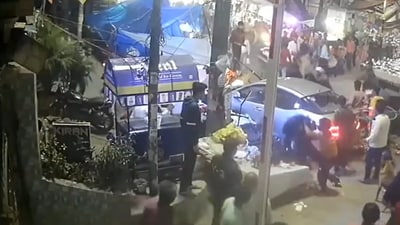 The incident took place in a market area at around 9 pm. (ANI) The incident took place in a market area at around 9 pm. (ANI)