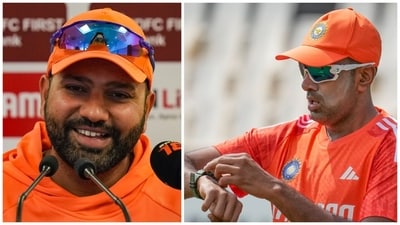 Rohit Sharma lauded his former India teammate while R Ashwin praised Ajinkya Rahane after Mumbai's win (PTI) Rohit Sharma lauded his former India teammate while R Ashwin praised Ajinkya Rahane after Mumbai's win (PTI)