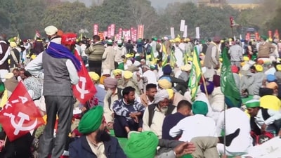 Farmers are pressing for legislation ensuring legal status for Minimum Support Price (MSP) for their crops. They voiced their discontent against the Union government's policies at the protest venue. Although the SKM did not actively participate in the "Delhi Chalo" march, it has supported splinter groups. (PTI) Farmers are pressing for legislation ensuring legal status for Minimum Support Price (MSP) for their crops. They voiced their discontent against the Union government's policies at the protest venue. Although the SKM did not actively participate in the "Delhi Chalo" march, it has supported splinter groups. (PTI)