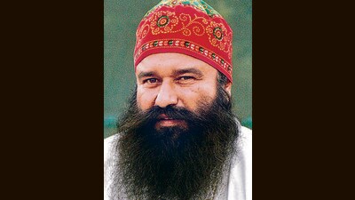 Ram Rahim, who was sentenced to 20 years jail in two rapes (2017), life term for conspiring the murder of a journalist (2019) and another criminal conspiracy case related to the murder of a Dera follower (2021) has been granted parole/ furloughs by the state government on nine occasions. (HT File) Ram Rahim, who was sentenced to 20 years jail in two rapes (2017), life term for conspiring the murder of a journalist (2019) and another criminal conspiracy case related to the murder of a Dera follower (2021) has been granted parole/ furloughs by the state government on nine occasions. (HT File)