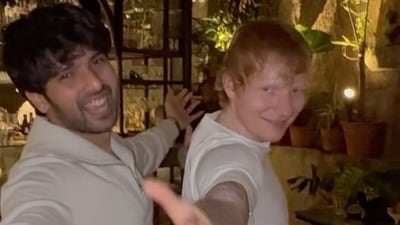 Ed Sheeran and Armaan Malik Ed Sheeran and Armaan Malik