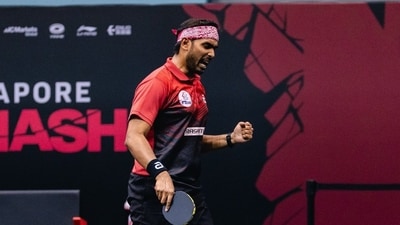 Sharath Kamal (@India_AllSports/X) Sharath Kamal (@India_AllSports/X)
