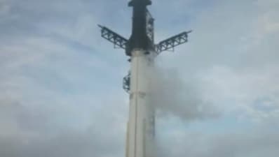 The two-stage rocketship, taller than the Statue of Liberty, blasted off from the company's Starbase launch site near Boca Chica on the Gulf Coast of Texas near Brownsville, on an uncrewed flight to space. (SpaceX) The two-stage rocketship, taller than the Statue of Liberty, blasted off from the company's Starbase launch site near Boca Chica on the Gulf Coast of Texas near Brownsville, on an uncrewed flight to space. (SpaceX)
