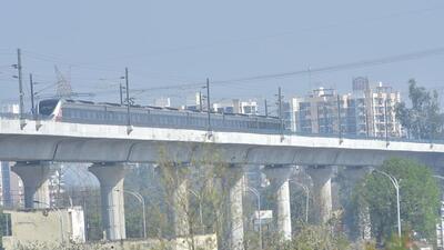 The first 17km RRTS section comprising the five stations had an average an average daily ridership of 2,500 to 3,000 since it opened on October 20, 2023. (Sakib Ali/HT Photo) The first 17km RRTS section comprising the five stations had an average an average daily ridership of 2,500 to 3,000 since it opened on October 20, 2023. (Sakib Ali/HT Photo)