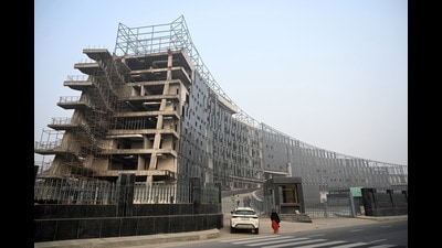The hostel is being built till the 13th floor. (HT) The hostel is being built till the 13th floor. (HT)