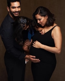 In 2021, actors Neha Dhupia and Angad Bedi announced that they were all to welcome their second child. In 2021, actors Neha Dhupia and Angad Bedi announced that they were all to welcome their second child.