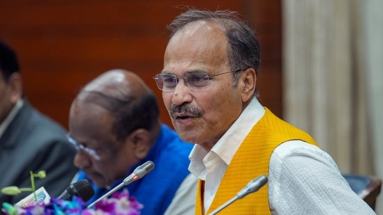 Congress leader Adhir Ranjan Chowdhury (PTI)