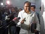 Congress leader P Chidambaram in New Delhi. Congress leader P Chidambaram in New Delhi.