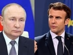 Macron on Thursday called Russia an adversary that would not stop in Ukraine if it defeated Kyiv