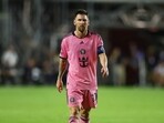 Inter Miami forward Lionel Messi during a match.