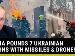 RUSSIA POUNDS 7 UKRAINIAN REGIONS WITH MISSILES & DRONES RUSSIA POUNDS 7 UKRAINIAN REGIONS WITH MISSILES & DRONES