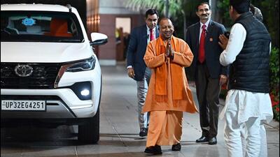 Chief minister Yogi Adityanath was to hand over registries to 10 homebuyers each in Noida, Greater Noida and the Yamuna Expressway at an event scheduled to take place at Greater Noida’s Gautam Buddha University auditorium. (Arvind Yadav/HT Photo Hindustan Times) Chief minister Yogi Adityanath was to hand over registries to 10 homebuyers each in Noida, Greater Noida and the Yamuna Expressway at an event scheduled to take place at Greater Noida’s Gautam Buddha University auditorium. (Arvind Yadav/HT Photo Hindustan Times)