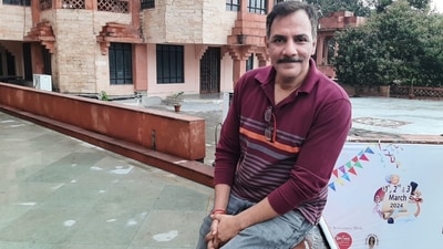 Shubhrajyoti Barat at UP Sangeet Natak Academy on his visit to Lucknow (Deep Saxena/HT) Shubhrajyoti Barat at UP Sangeet Natak Academy on his visit to Lucknow (Deep Saxena/HT)