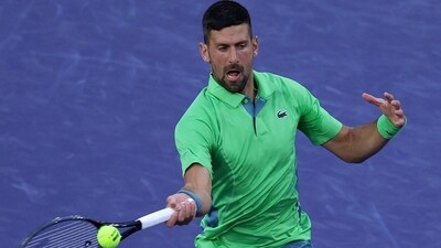 Novak Djokovic in action. (Getty Images via AFP) Novak Djokovic in action. (Getty Images via AFP)