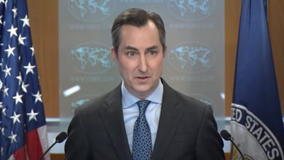 US State Department Spokesperson Matthew Miller. (Youtube) US State Department Spokesperson Matthew Miller. (Youtube)
