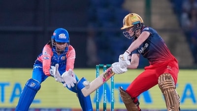 Initially, Ellyse Perry (66) helped RCB reach 135/6 in 20 overs, after losing some early wickets. (PTI) Initially, Ellyse Perry (66) helped RCB reach 135/6 in 20 overs, after losing some early wickets. (PTI)