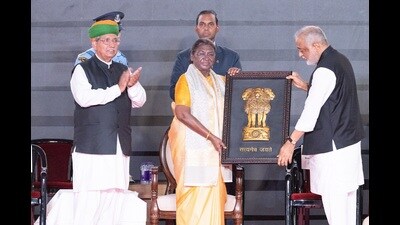 President Droupadi Murmu said spiritual icons such as Mahavir, Ravidas and Guru Nanak had given India a unique identity as the global hub of spirituality