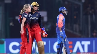 RCB beat MI in a last-over thriller to enter WPL final RCB beat MI in a last-over thriller to enter WPL final