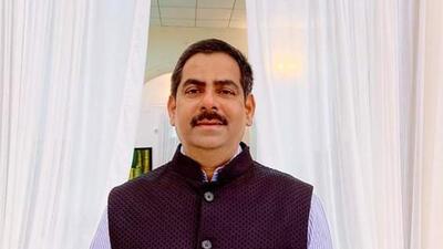 Rajendra Bhosale replaces Vikram Kumar as the civic chief. (HT PHOTO)