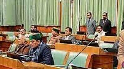 The Himachal Pradesh Vidhan Sabha has issued show-cause notices to nine BJP MLAs for allegedly creating a ruckus in the House on February 28. They have been told to file their reply by March 18. (HT File Photo/ Representational image)