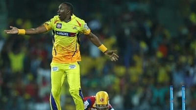 Dwayne Bravo remains only the second bowler to win the Purple Cap twice, as he built on his 2013 exploits and finished the 2015 season with 26 more wickets. (BCCI) Dwayne Bravo remains only the second bowler to win the Purple Cap twice, as he built on his 2013 exploits and finished the 2015 season with 26 more wickets. (BCCI)