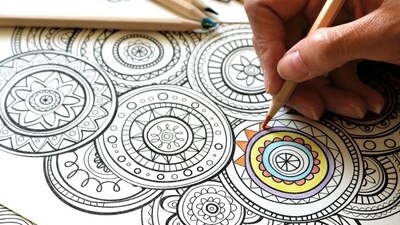 The act of coloring or doodling is meditative and therapeutic in nature and can act as a creative outlet for our emotions. (Unsplash) The act of coloring or doodling is meditative and therapeutic in nature and can act as a creative outlet for our emotions. (Unsplash)