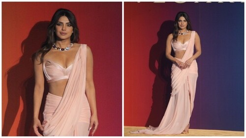 Priyanka Chopra looked stunning at the event in Mumbai. Priyanka Chopra looked stunning at the event in Mumbai.