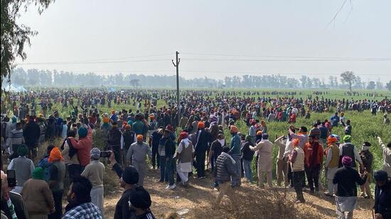 During the hearing, the Haryana government told the court that around 15 police personnel were injured in the February 21 violence and eight cops have named him the “main instigator”. (HT File)