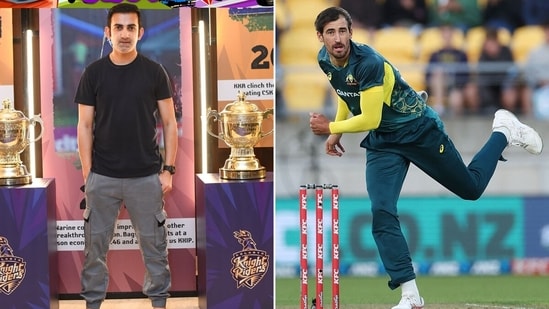 Will the returning Gambhir Gambhir and Mitchell Starc lead to a change in fortunes for KKR? (KKR-AFP)