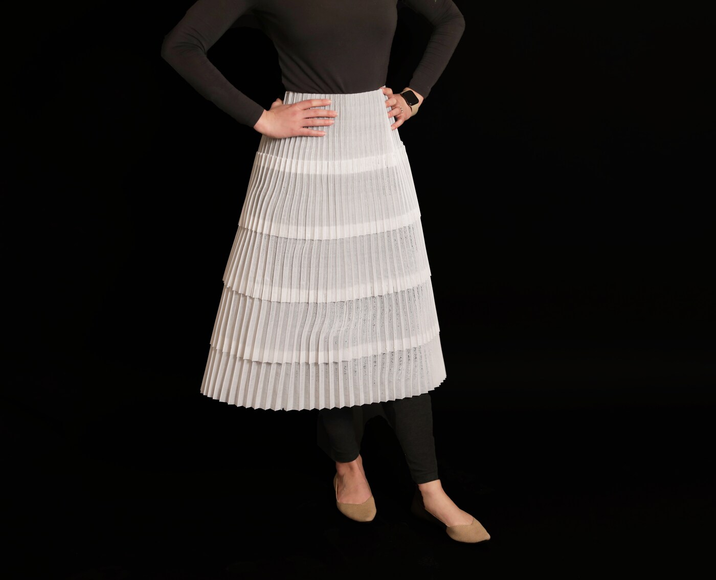 The cutting-edge tulle-like quasi-textile DefeXtiles created at MIT. (Images: Jack Forman / MIT) The cutting-edge tulle-like quasi-textile DefeXtiles created at MIT. (Images: Jack Forman / MIT)