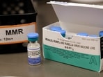 The National Health Service is launching a publicity campaign after figures showed there have been 216 confirmed measles cases and 103 probable cases in parts of England since October. (AP Photo/Elaine Thompson, File) The National Health Service is launching a publicity campaign after figures showed there have been 216 confirmed measles cases and 103 probable cases in parts of England since October. (AP Photo/Elaine Thompson, File)