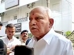 Former Karnataka chief minister BS Yediyurappa. (PTI)
