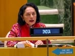 Permanent Representative of India to the UN, Ruchira Kamboj. Permanent Representative of India to the UN, Ruchira Kamboj.