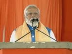 Prime Minister Narendra Modi during the poll rally in Telangana's Nagarkurnool.(X/BJP)