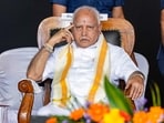 Former Karnataka chief minister BS Yediyurappa.