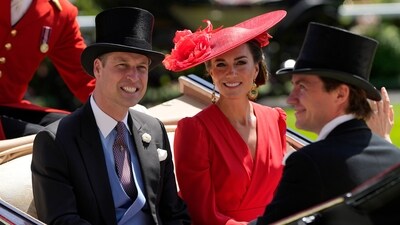 FILE - Britain's Prince William, left, and Kate, Princess of Wales arrive for the Royal Ascot horse racing meeting, at Ascot Racecourse in Ascot, England, Friday, June 23, 2023. Attention on Princess Kate has reached levels not seen since she married Prince William in a fairy-tale wedding in 2011. An admission from Kate that she altered an official family photo triggered a backlash. (AP Photo/Alastair Grant, File) (AP) FILE - Britain's Prince William, left, and Kate, Princess of Wales arrive for the Royal Ascot horse racing meeting, at Ascot Racecourse in Ascot, England, Friday, June 23, 2023. Attention on Princess Kate has reached levels not seen since she married Prince William in a fairy-tale wedding in 2011. An admission from Kate that she altered an official family photo triggered a backlash. (AP Photo/Alastair Grant, File) (AP)