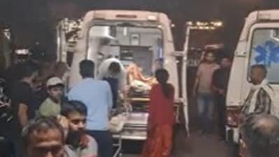 Ambulances from Rewari civil hospital were also rushed to the spot. (HT)