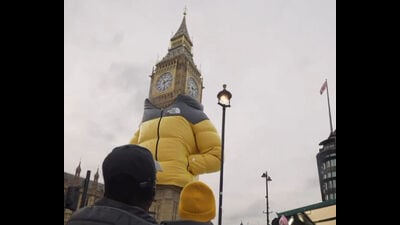 In one CGI-led surrealist campaign, London’s Big Ben was “clad” in a North Face puffer jacket. In one CGI-led surrealist campaign, London’s Big Ben was “clad” in a North Face puffer jacket.