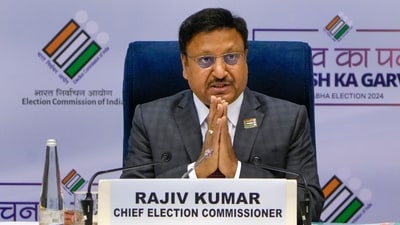 Chief Election Commissioner Rajiv Kumar (PTI) Chief Election Commissioner Rajiv Kumar (PTI)