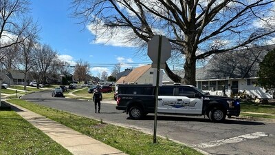 Police patrol a neighborhood after a shooting on Saturday, March 16, 2024 in Falls Township, Pa. Several people have been shot after gunfire erupted in a suburban Philadelphia township, prompting authorities to warn residents to hunker down in their homes and forcing cancellation of a St. Patrick’s Day parade and a children’s theme park. (AP Photo/Michael Catalini) (AP) Police patrol a neighborhood after a shooting on Saturday, March 16, 2024 in Falls Township, Pa. Several people have been shot after gunfire erupted in a suburban Philadelphia township, prompting authorities to warn residents to hunker down in their homes and forcing cancellation of a St. Patrick’s Day parade and a children’s theme park. (AP Photo/Michael Catalini) (AP)
