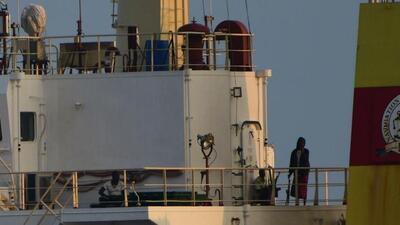 The vessel was intercepted by the Indian warship on March 15. (Indian Navy | Official X account) The vessel was intercepted by the Indian warship on March 15. (Indian Navy | Official X account)