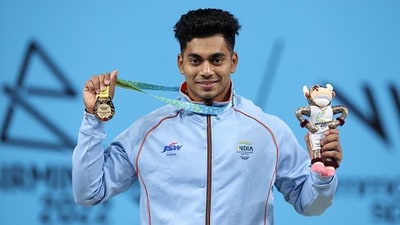 Achinta Sheuli won gold at 2022 CWG. (Getty)