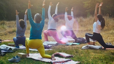 4. Reducing Stress: Chronic stress can exacerbate respiratory conditions and impair lung function. Yoga's emphasis on relaxation, mindfulness, and stress reduction techniques like meditation and deep breathing can alleviate stress, enhance mental well-being, and improve overall respiratory health. (Photo by Amauri Mejía on Unsplash) 4. Reducing Stress: Chronic stress can exacerbate respiratory conditions and impair lung function. Yoga's emphasis on relaxation, mindfulness, and stress reduction techniques like meditation and deep breathing can alleviate stress, enhance mental well-being, and improve overall respiratory health. (Photo by Amauri Mejía on Unsplash)